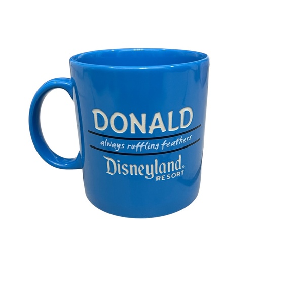 VTG Disney Parks Donald Duck Disneyland Resort 8 oz Always Ruffling feathers mug - Picture 4 of 9